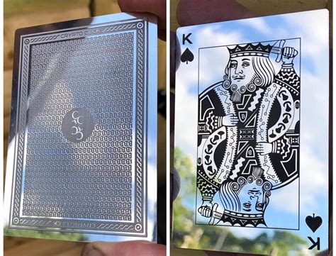 .999 silver BTC themed playing cards. My latest project  .